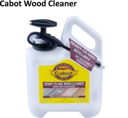 Cabot Wood Cleaner
