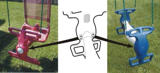Recalled backyard swing set