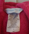 The Company Store, RN#120962 and a tracking number beginning with either CS3981DR, CS0981DR or 28738 are printed on a sewn-in neck label.