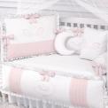 Juego de ropa de cama para cuna de 9 piezas Pink Angel retirado del mercado, 82644
