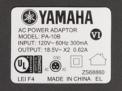Front of Recalled PA-10B AC Power Adapter Showing Model Number