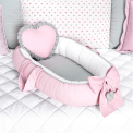 Recalled Pink and Gray Heart Baby Nest, SKU 150957