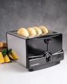 Recalled toaster, model 24208, black and chrome