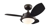 Picture of recalled ceiling fan item number 72245; Click For Larger Image