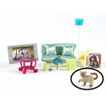 Barbie Futon and Table Living Room Playset - K8608