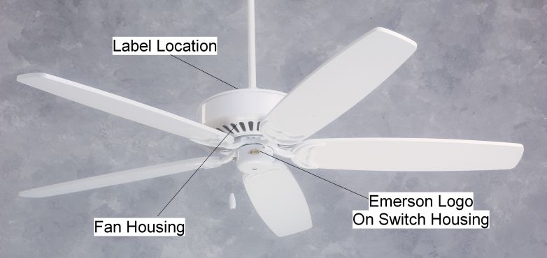 Picture of Recalled Ceiling Fan