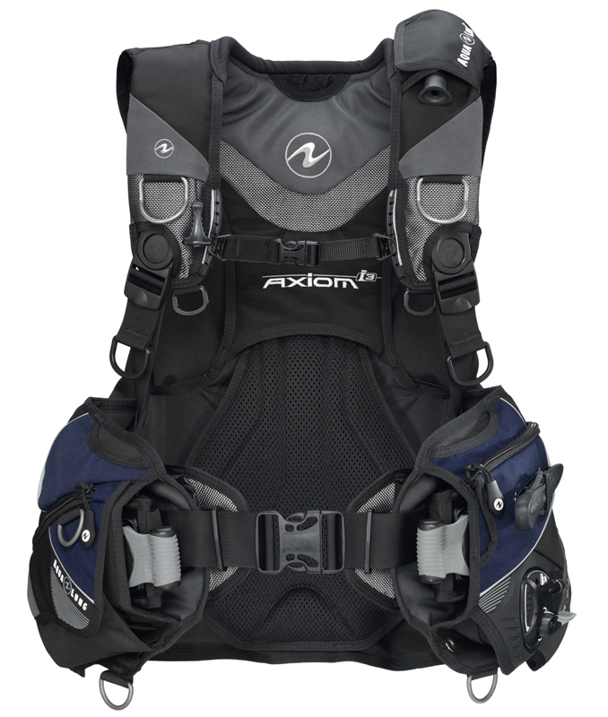 Aqua Lung Buoyancy Compensator with weight pockets and handles