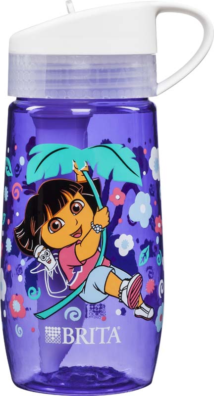 Dora the Explorer® Water Bottle (front and back)