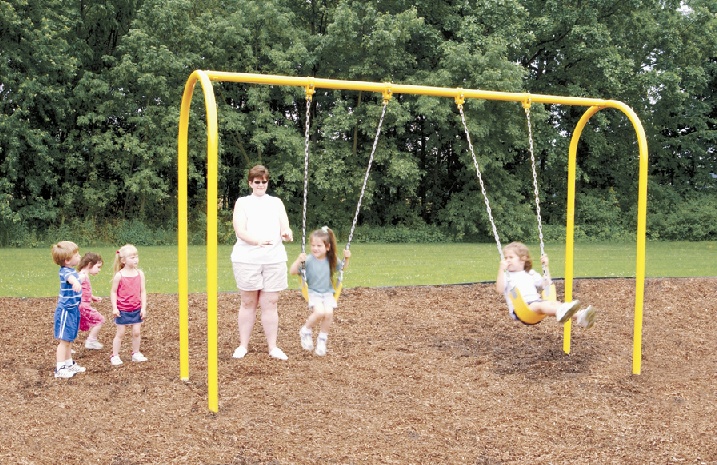 Playworld Systems Arch Swing and Arch Swing Add-A-Bay Swing Sets