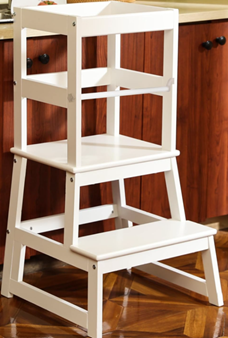Wiifo Children’s Tower Stool – white finish