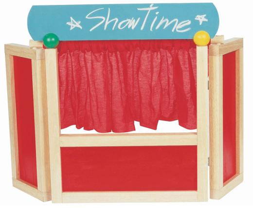 ArtSkills 3' Table Top Light Up Puppet Show Theater for Kids