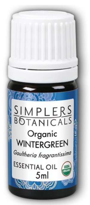 Simplers Botanicals Organic Wintergreen (Gaultheria Fragrantissiam) Essential Oil