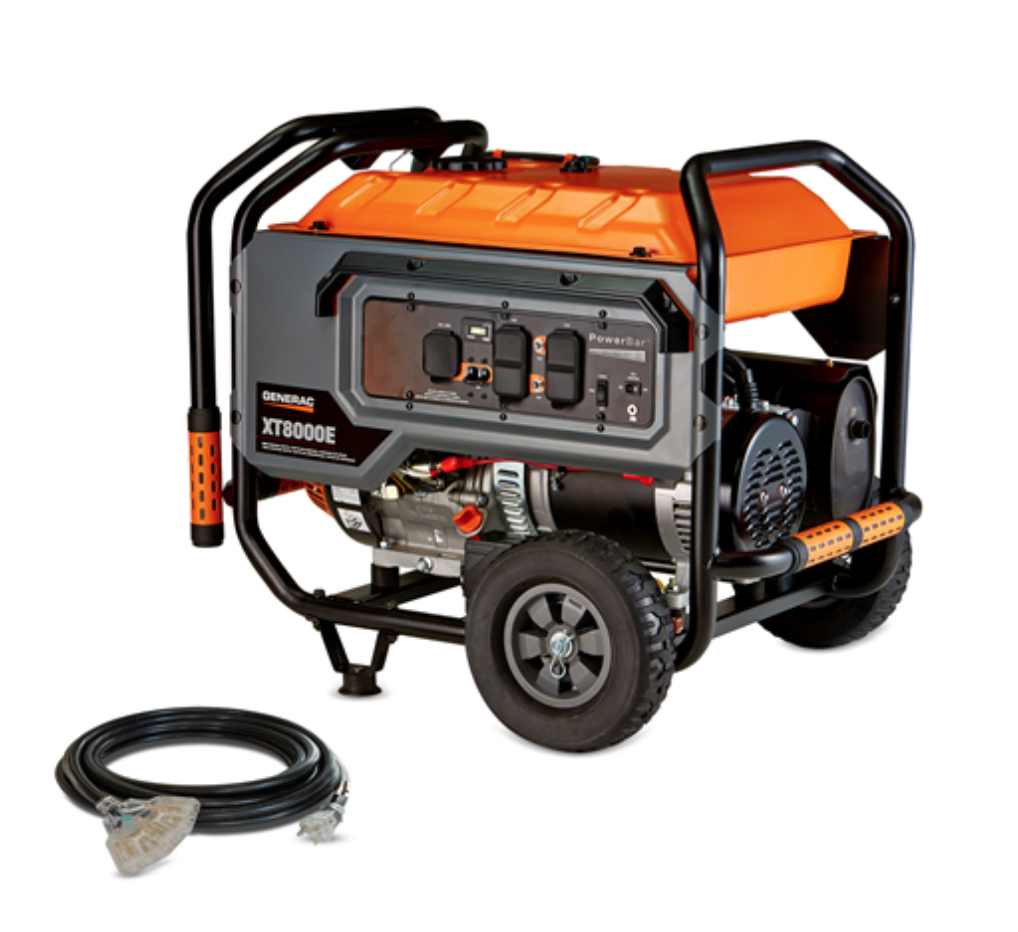 Generac® and DR® 6500 Watt and 8000-Watt portable generators