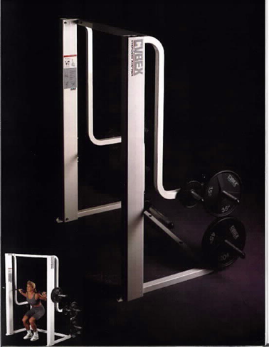 Cybex Smith Press plate-loaded weight-lifting equipment