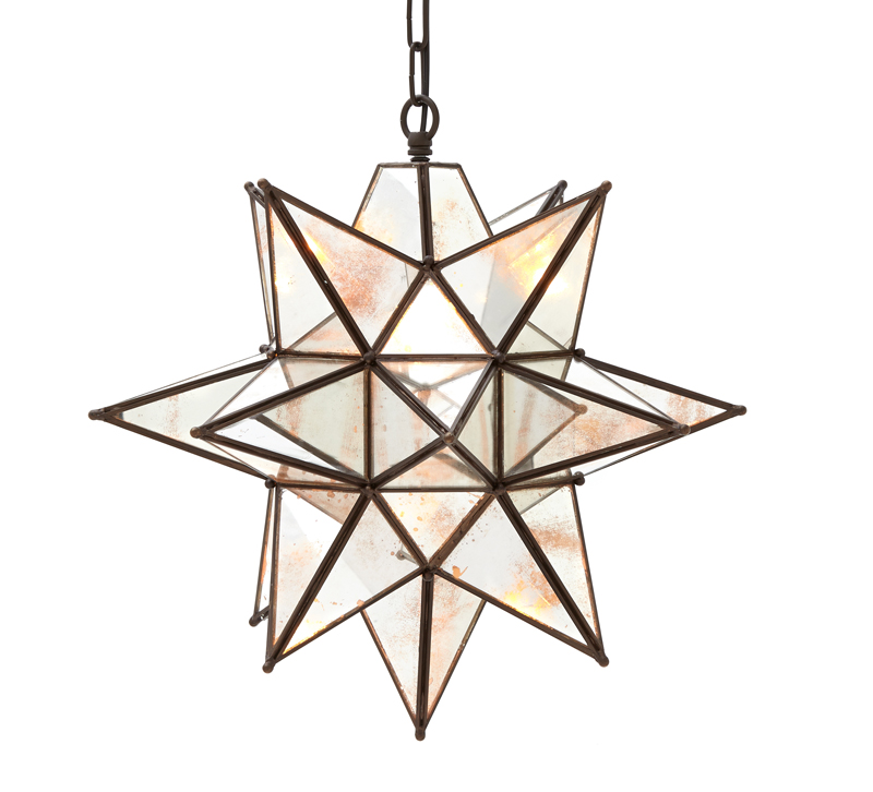 Oversized Morovian Star Pendant Chandeliers