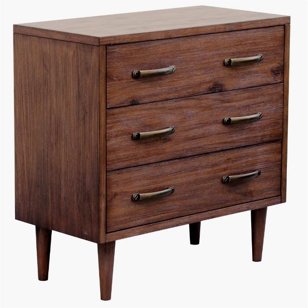 Mid-Century three-drawer chests