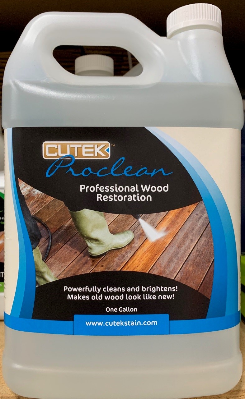 Cutek Proclean Professional Wood Restoration