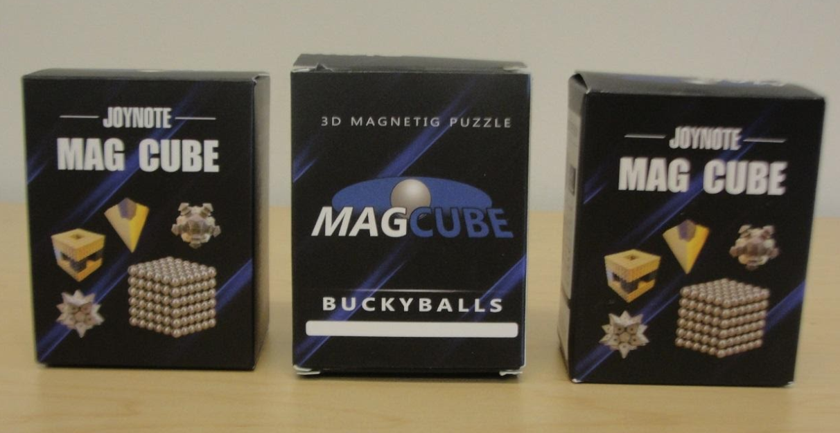 Recalled Mag Cube magnetic ball sets