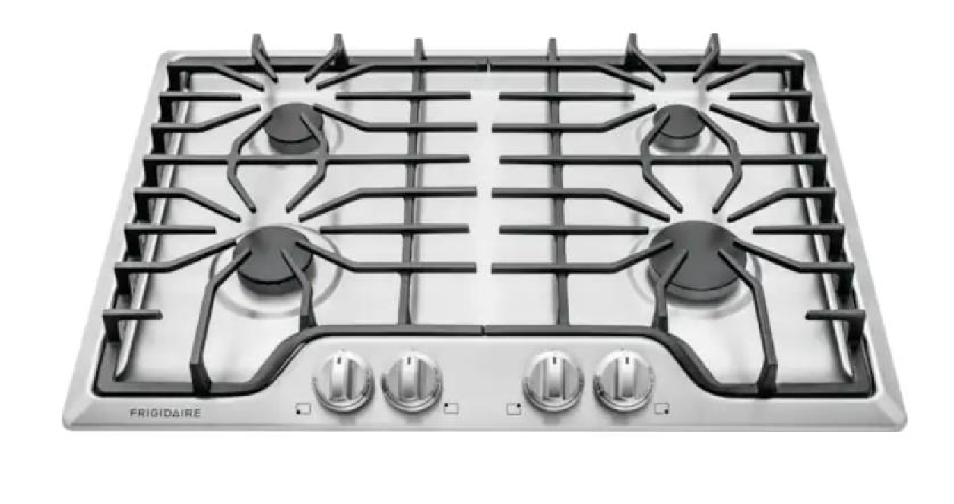 Frigidaire Stainless-Steel 30-inch 4 Burner and 36-inch 5 Burner Gas Cooktops