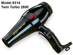 Turbo Power electric hand-held hair dryers