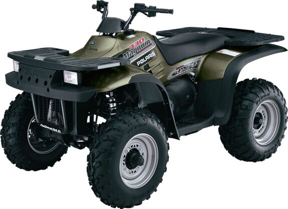 Magnum, Trail Boss, and ATP model all-terrain vehicles (ATVs)