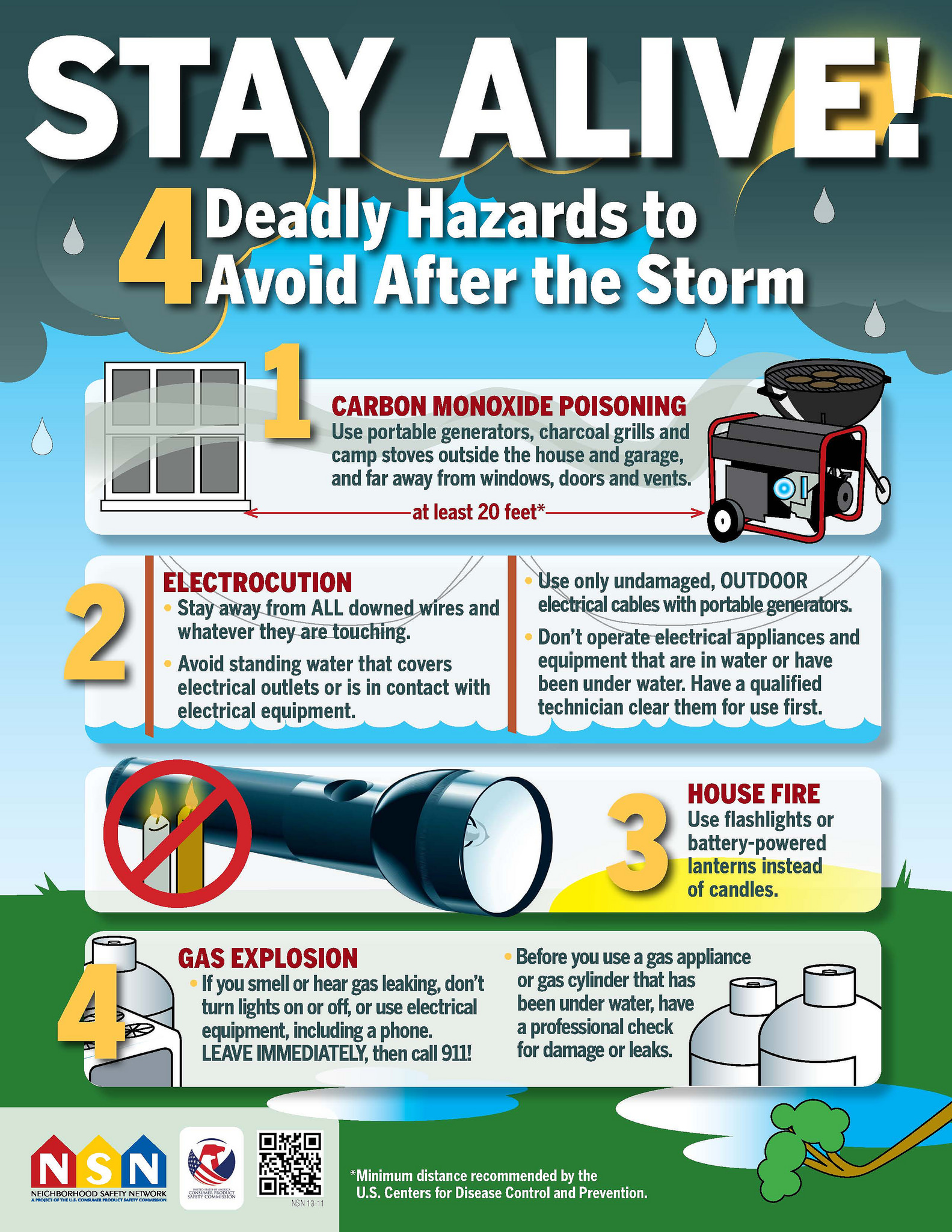 4 deadly hazards to avoid after the storm
