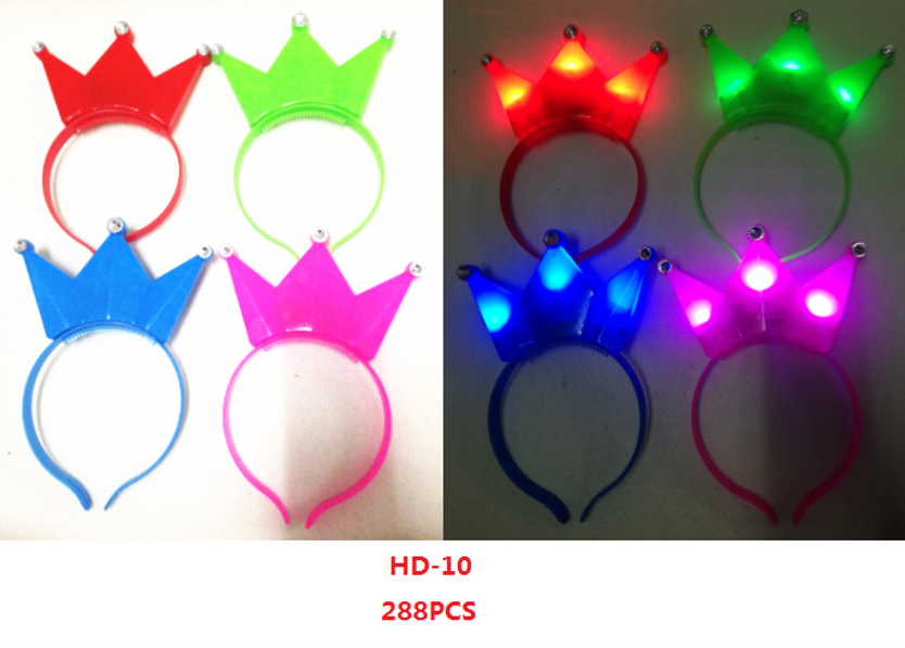 Recalled ABC Trading Light-Up Sparkle Headbands