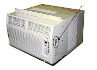Window air conditioners with electric heat