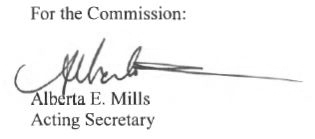 Acting Secretary Signature
