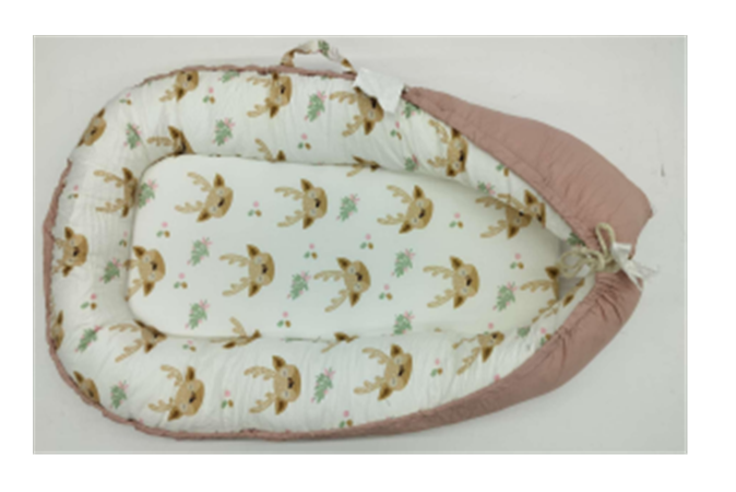Recalled BBWOO Baby Lounger in Pink Deer