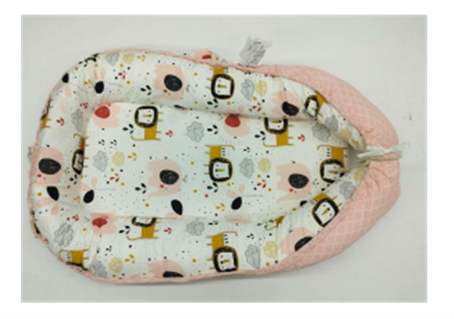 Recalled BBWOO Baby Lounger in Pink Elephant