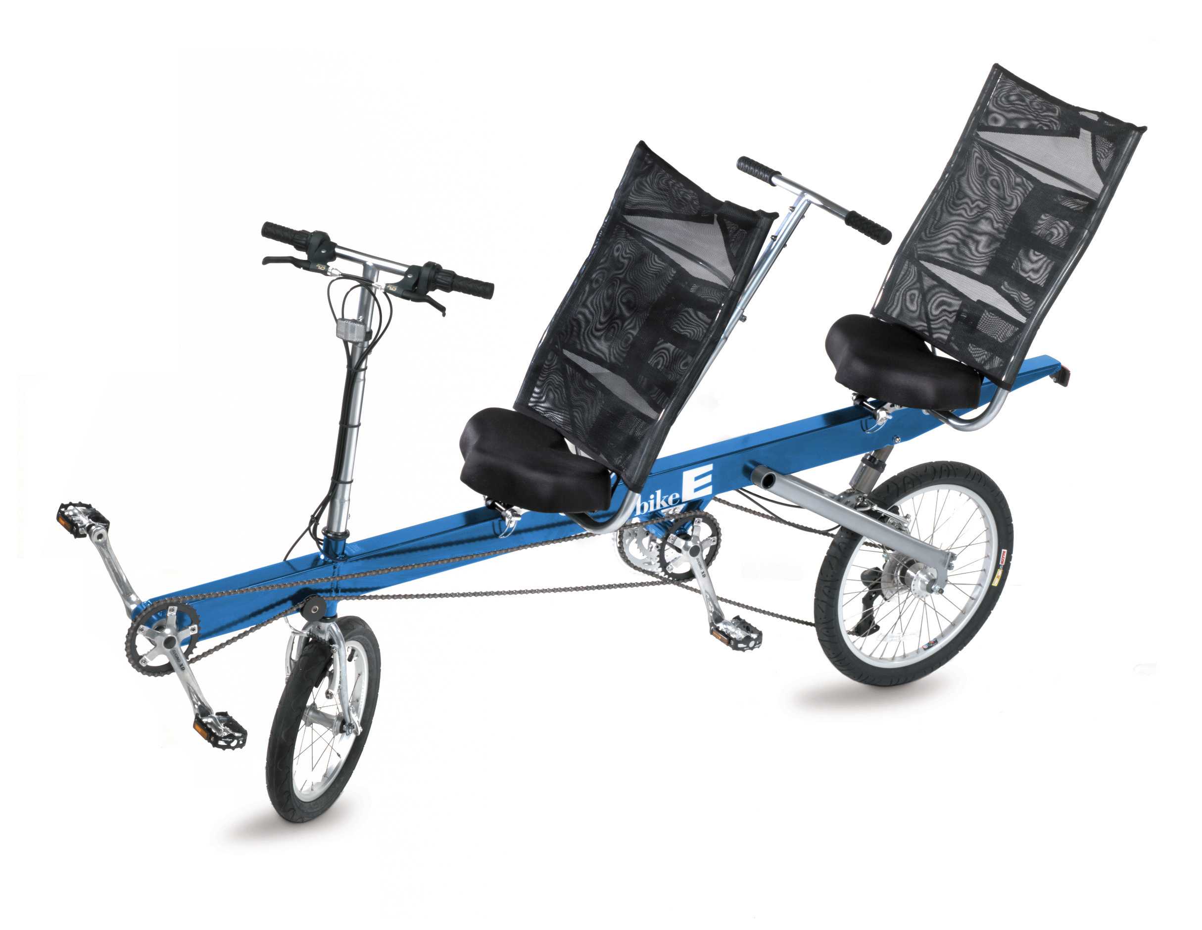 BikeE recumbent tandem bicycles