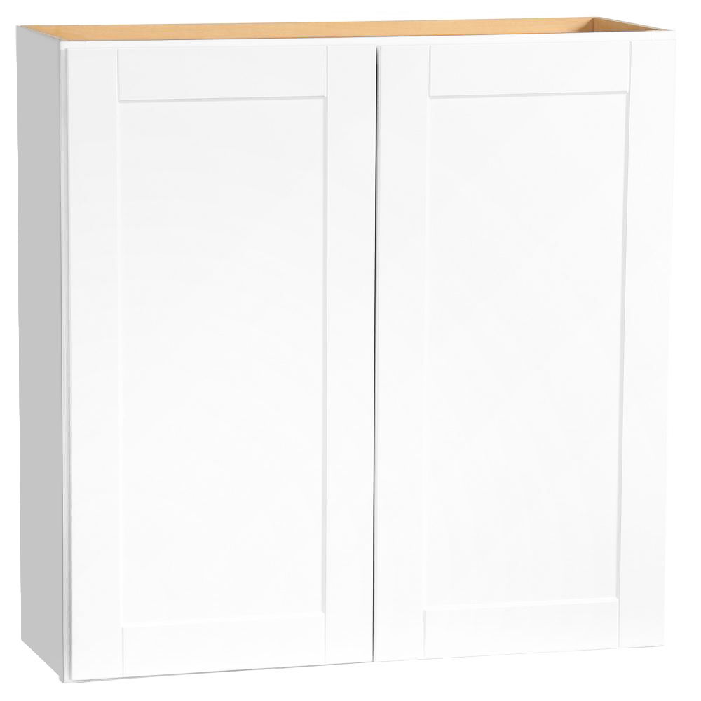 Recalled kitchen wall cabinet Continental Cabinets model CBKW3636 and Hampton Bay model KW3636