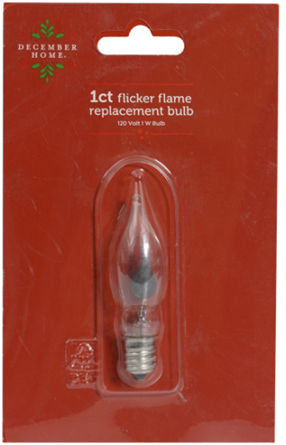 Recalled DECEMBER HOME replacement bulb UPC 76023636133