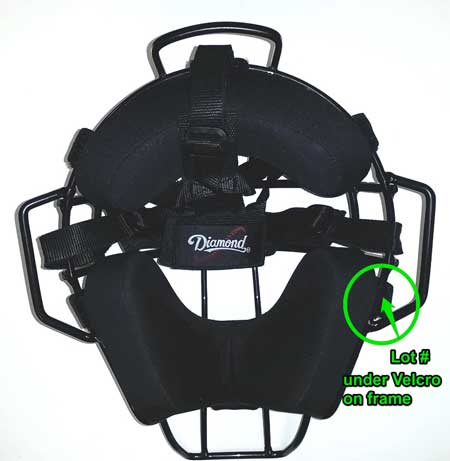 Diamond DFM-15 Softball / Baseball Catcher’s / Umpire Mask No Straps Pro  Red Brand New! | SidelineSwap