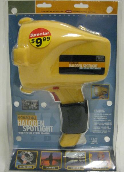 Recalled Rechargeable Spotlight