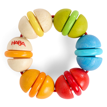 Recalled HABA Rainbow Rattle Grasping and Teething Toy
