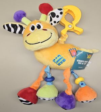 Giraffe Plush Toy with clip, Llama Plush Toy with clip