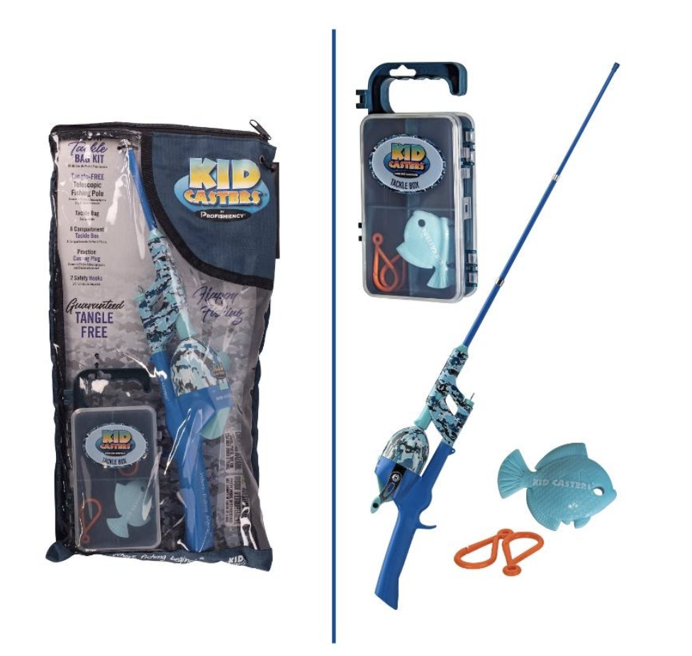 Children's Fishing Rods sold with Kid Casters No Tangle Combos
