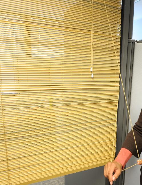 ¼" Oval Roll-up Blinds