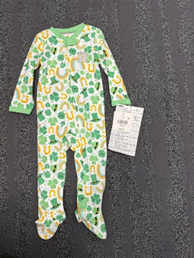 Recalled MCS one-piece footed sleepwear - Style 7903824