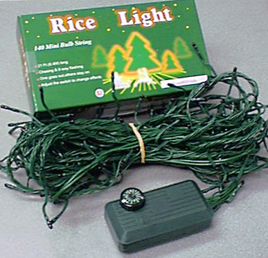 "Rice Light" decorative Christmas lights
