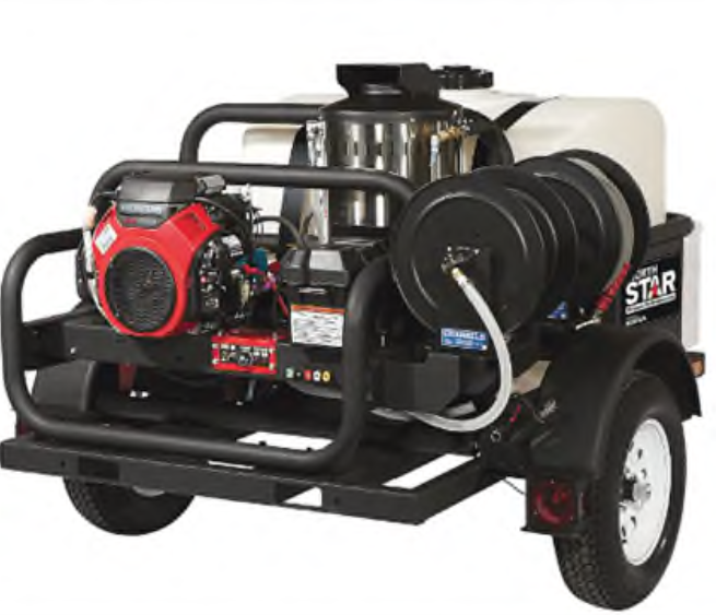 NorthStar Trailer-Mounted Hot Water Commercial Pressure Washer (Item #157595)