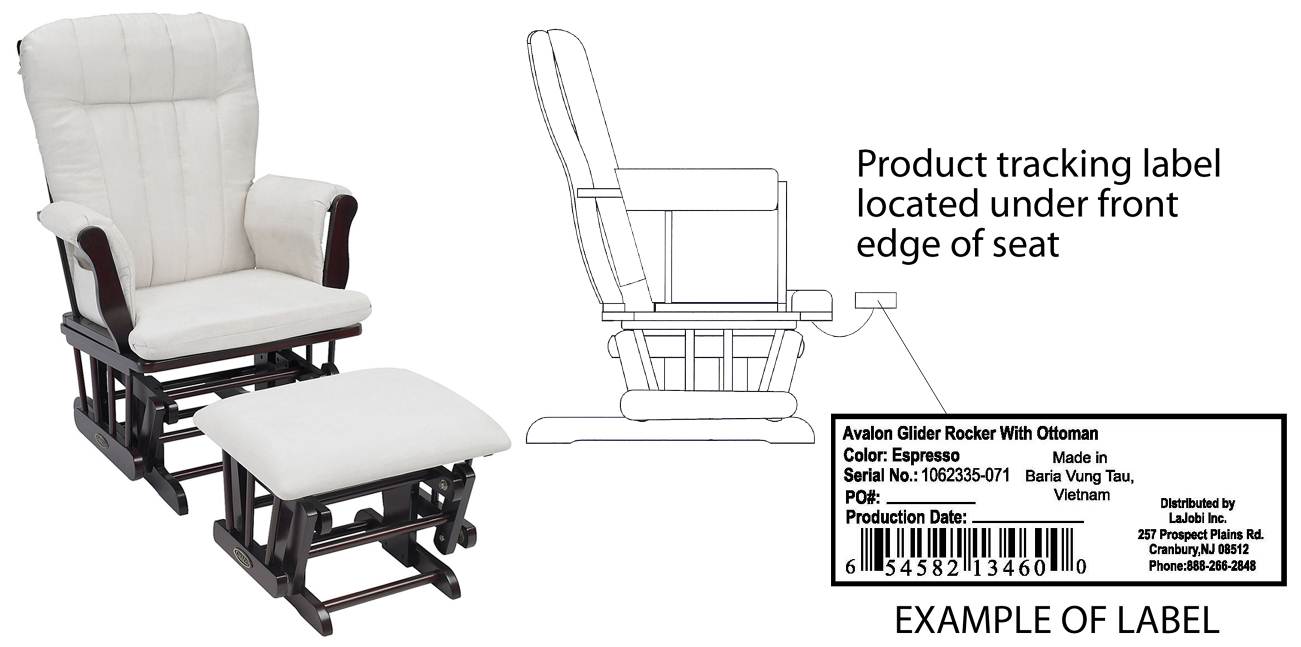 Graco®-branded Avalon Glider Rockers with Ottoman and Complete Nursery Solution (CNS) Box 2 / Katelyn Nursery Solution Glider Rockers