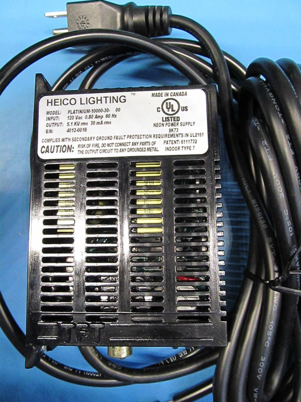 HEICO Lighting power supply transformer, model PLATINUM-10000-30