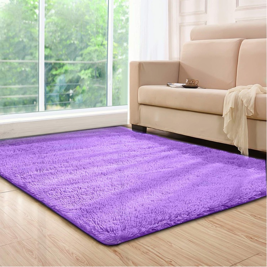 YOH Super Soft Purple Rugs