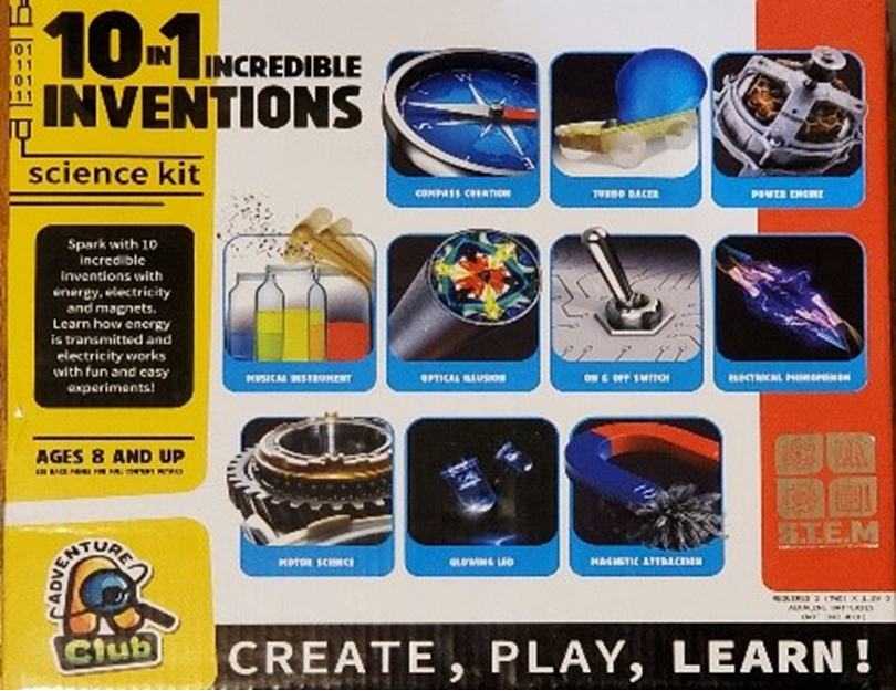 10-in-1 Incredible Inventions Science Kits