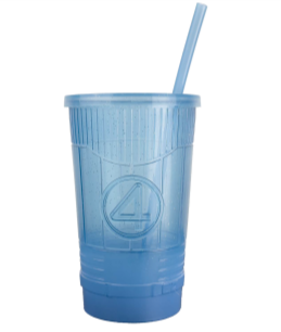 Product image for Fantastic Four Drinking Cups and Captain America Popcorn Helmet Containers with LED Lights
