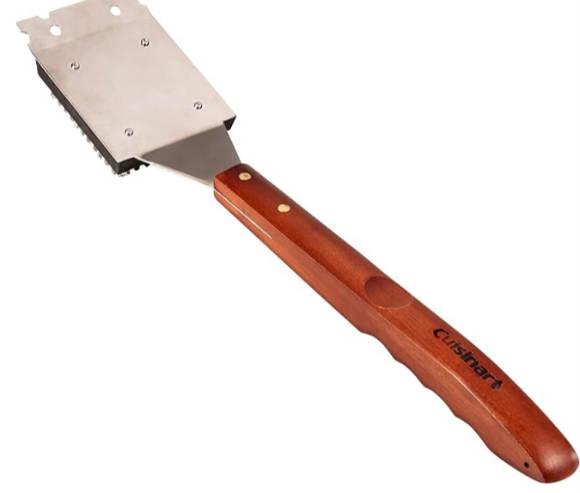 Wood Grill Cleaning Brush (18.5" with Pakka Wood Handle)