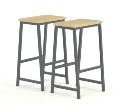 Sauder and Aliesha-May Counter-height bar stools (two-piece sets)
